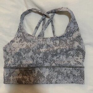 gray lululemon sports bra